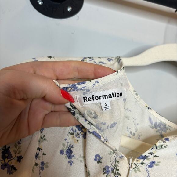 Reformation Frasier Dress in Madeline - Picture 8 of 11